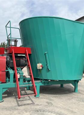 14立MFP方自牵碎引式TMR搅拌机养殖场秆粉混合机动秸称重全日粮机