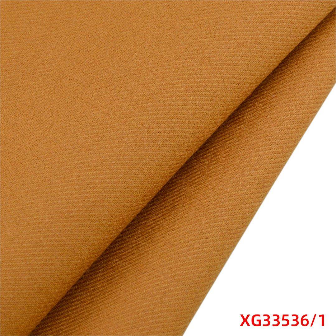 精纺50羊毛粗斜纹秋冬款500克/冬米可匹染适合秋XG33536厚大衣套