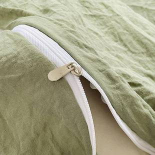 母婴a套类日式 水床洗棉四套学生宿舍三件套5518纯色被棉上件用品4