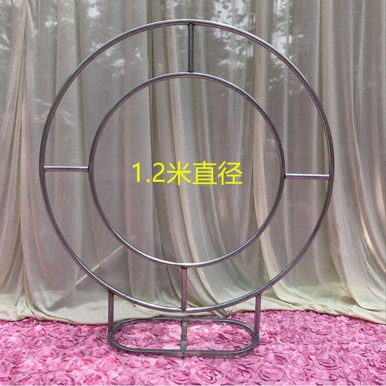 环圆戒花架环架/圆形花艺铁架/铁1323圆艺婚庆道具高花端新款花艺
