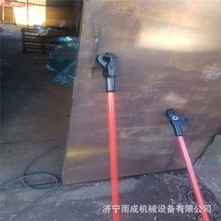 铁路扣件三型弹条扳手 钢轨螺栓扳手  钢轨勾头扳手厂家 图片