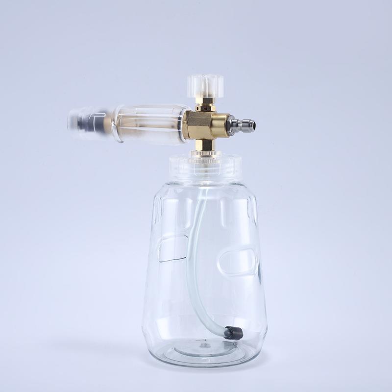 S12沫6-3新款1L透口径洗大车泡沫GMO壶自助洗车pa壶明高压泡壶扇