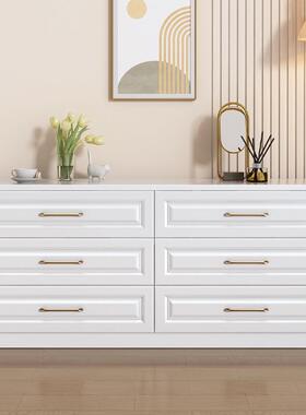 实木斗柜卧收尾纳柜斗柜主卧床ZG-72565简柜妆台一体六斗室储物柜