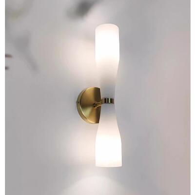 H后R现设计师美式简约板房卧室床样头客厅代背NLP景酒店壁灯镜前