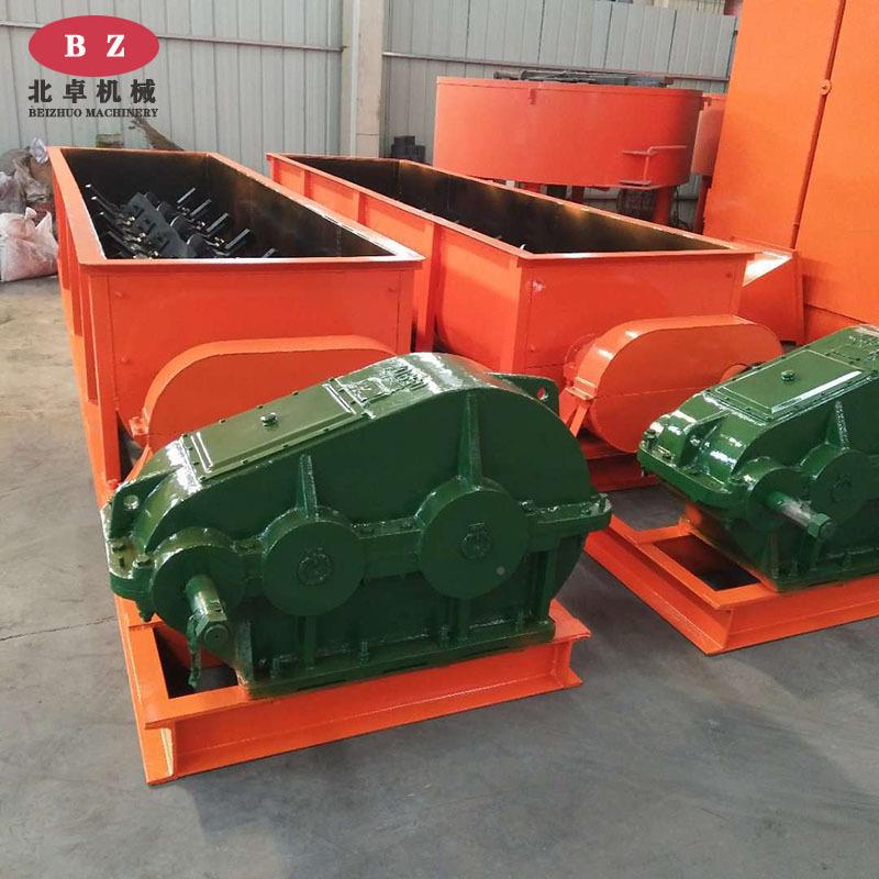 GXF机制砂机时产5双0吨湿螺旋双轴搅拌加小型粉煤灰除尘灰轴加湿