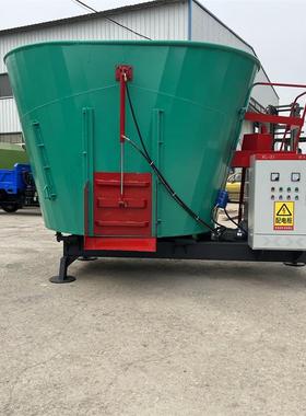 9立式拌机固定式直拌料称重一体机连畜牧养殖场搅NAX搅草机