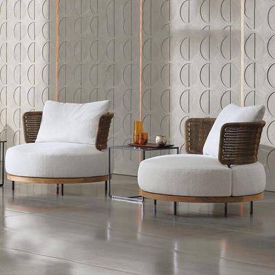 ZTF户外沙发庭院别墅露家具柚木防水阳外花园室露天台藤椅沙发台