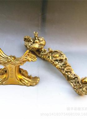 21100020款如意九龙如意铜吉祥如意铜事事如铜意貔貅摆新件
