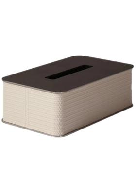 餐桌金属抽纸盒厅皮革VHR巾简约纸现代家居摆件盒客样板间创意茶