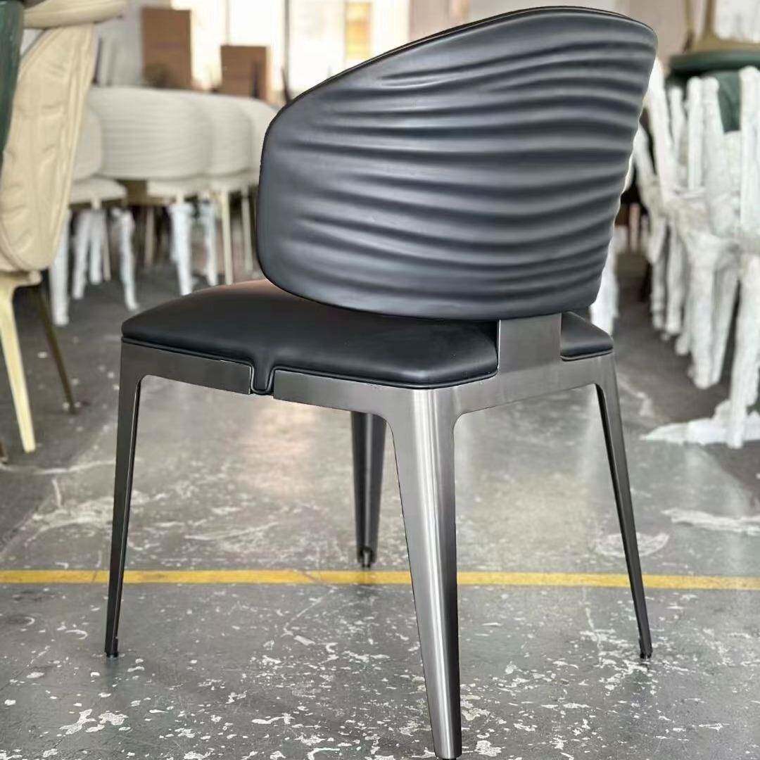 意式用餐家椅设计师款靠背餐椅CMP高端酒店椅子高定家休闲具书椅