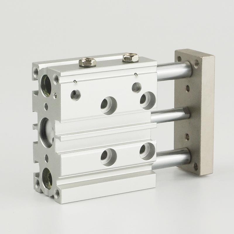 SMC型MGP导杆气缸三轴MGPM12-10-0-300-5-752MGPM导杆-100薄型M导