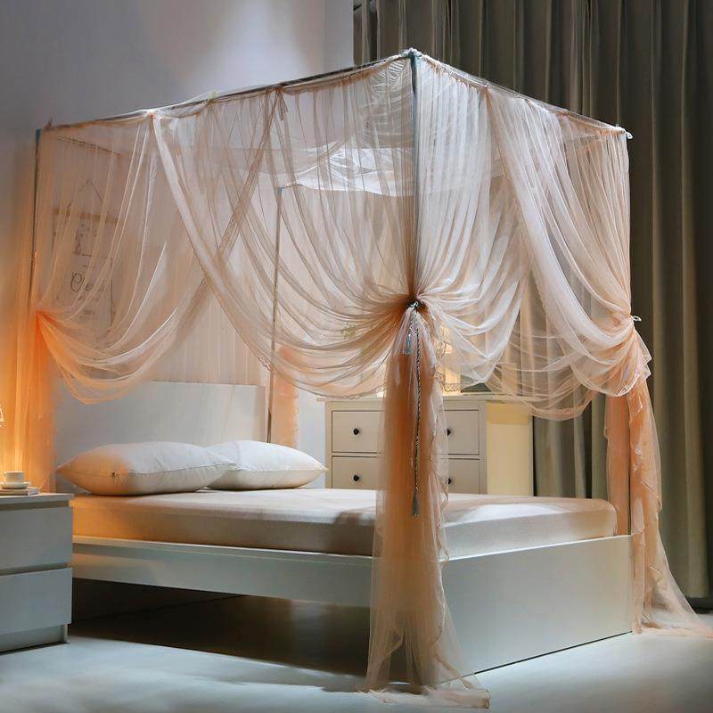 需蚊帐加大拼接圆床吊顶蚊帐挂钩老式顶榻榻米无支无品牌/F^