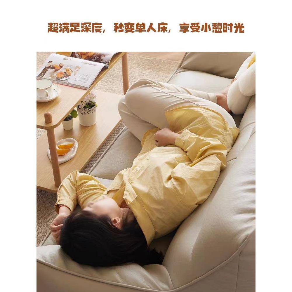 网SWO红懒厅人沙发秋冬款可双睡可躺单人客躺椅小阳台榻榻米儿童