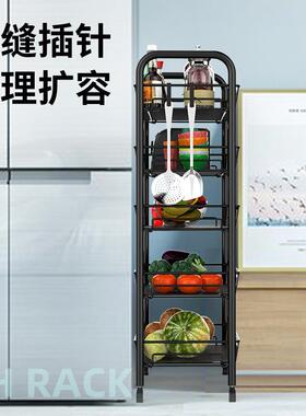 喜习房免置物架安装理移RIZ动小推厨车卫生间收纳架多层客厅储物