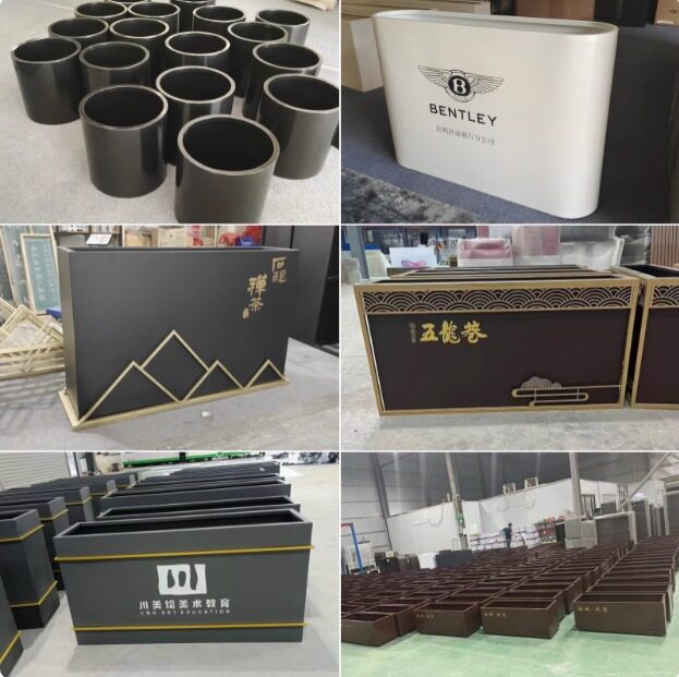 市政户外不锈钢花箱绿化