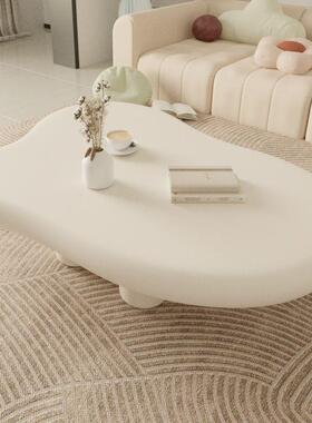 氛围感13409小网桌云朵茶几奶油风家用户型异形红桌可爱茶几客厅