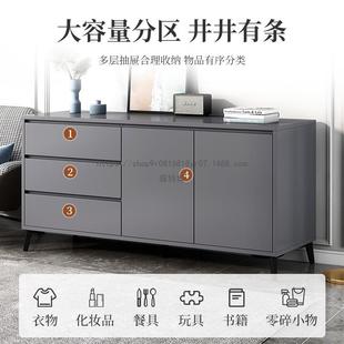 客五柜卧室家用斗靠墙落TGH地储置物柜意式 物轻奢厅边柜五斗橱