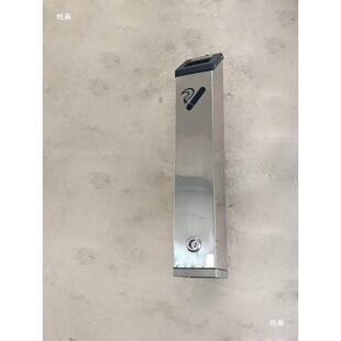 室外路灯烟灰不锈钢XJR挂壁式香烟灰柱烟蒂收集缸盒室内挂墙烟灰