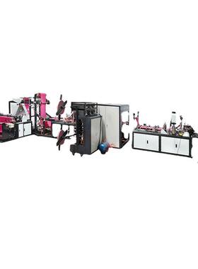 复合中封无机纺料布制袋快无纺布塑袋递袋珍PQE珠棉制袋机手提