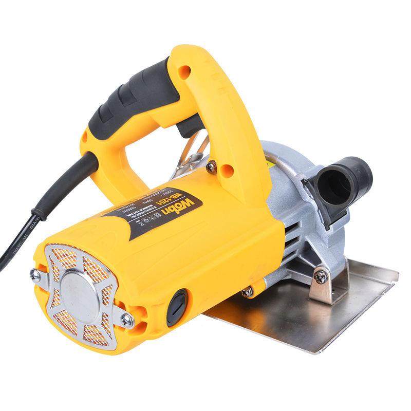 瓷砖木开切割机防尘带防护JAL罩无工尘锯手提大功率槽机钢材云石