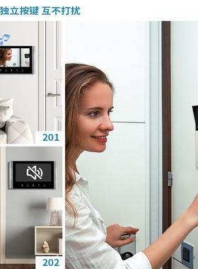 厂家直销公寓多视能户直按式可对讲铃智V7022B-M可视门门铃