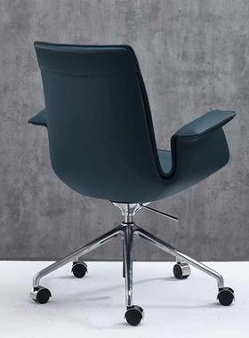 简约服久坐WDH人体工学椅程公高档简约办室椅子可拆卸皮套电竞椅