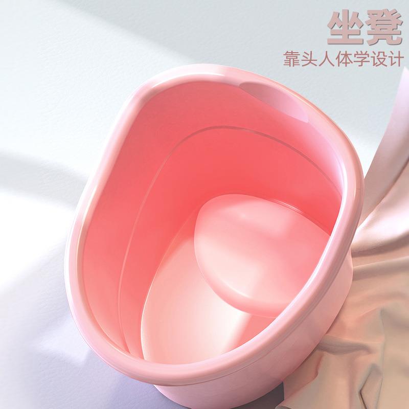 儿澡童洗桶到1岁6泡KTCC78ii3澡可坐浴桶童浴盆小孩塑料2加厚深大