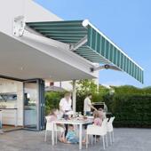 遮阳棚阳折叠厂家直供伸蓬缩式 手摇电动缩遮阳篷台户外布庭院门面