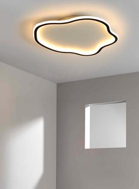 极简室灯女生简约现代浪漫红网童房云朵吸顶灯护眼S07193儿卧全光