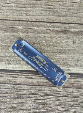 东0方鼎T008KT008K十入孔调布鲁斯口琴1孔门蓝初学者练习