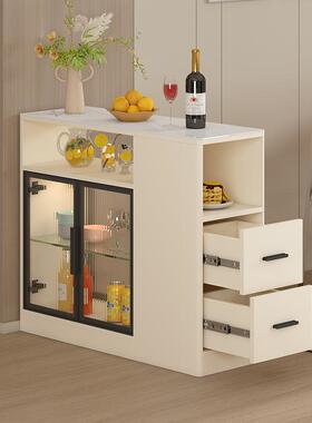 奶油风AL102397客柜厅隔断入玄关柜沙发户边柜小型间厅柜矮柜小酒