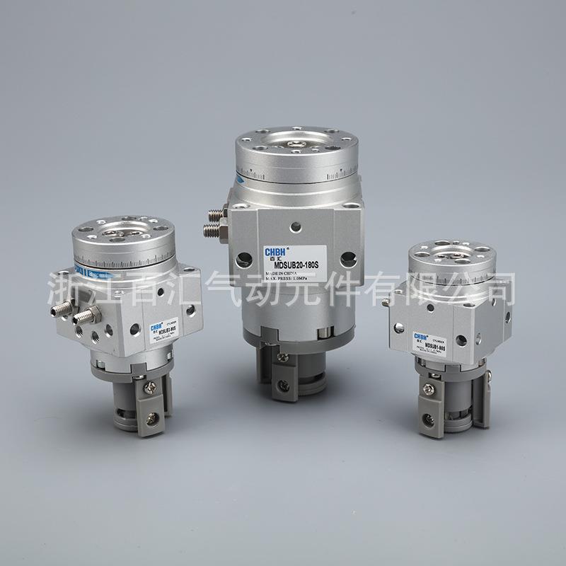 B叶片系MSUB摆式动气缸高精度型旋转气缸MSU列直径1-20摆台气缸