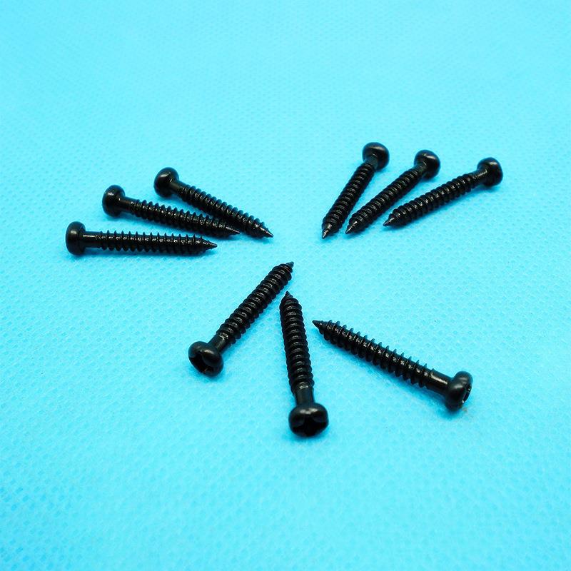 具A3*20黑色加家YRC硬圆头自攻盘头螺P丝音响高强度螺丝厂家直销