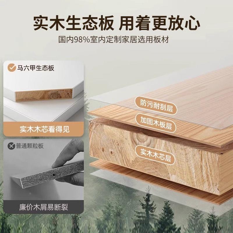 实木书桌书桌架一体小户型学习桌书柜学无品牌/卧电室脑台式家用