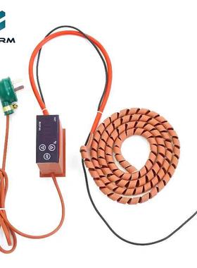 可调节螺加VPT旋型硅橡胶热带道加热带麻管花型带电热细管伴热带