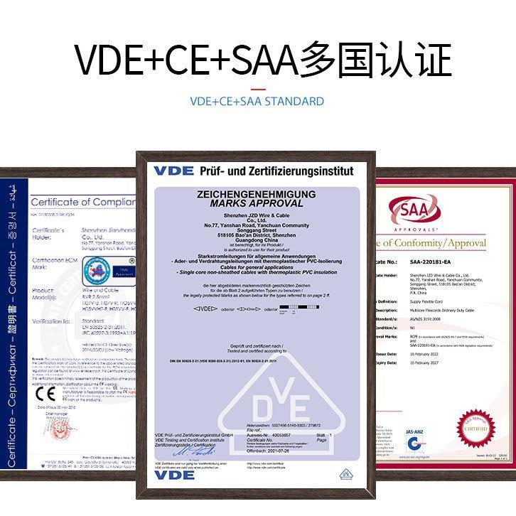 电线RVV*0.50.73511.52.5平方H05VVPMA-F护套线vv电r源线软