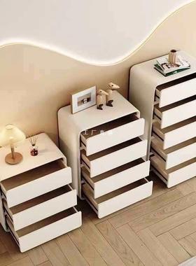 奶简油风屉白色五F87TH8S6斗柜卧室储约现代收纳柜三斗柜客厅实木
