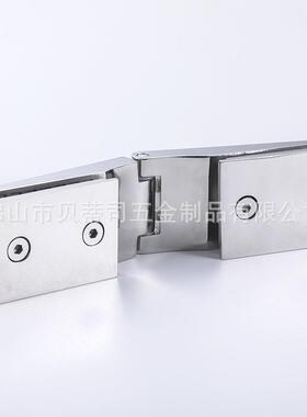 淋玻璃门铰链浴工厂钢自BA017-1房产自销304不锈180度浴室合页玻