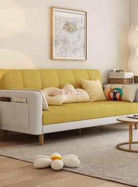 可易折科技布沙发床一体两客厅卧室用简出叠PXW租屋用小户型现代