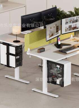 境新款桌底悬机挂主机托跨JJX办公桌台架式主机箱金属吊架电脑主