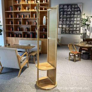 旋转实木穿衣挂衣架帽架一衣体试衣镜卧室落PKJ地可全镜身镜家用