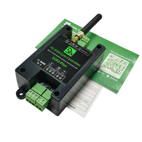 GSM 远程门禁开门器继电器控制器手机远程开门开关G202门禁控制器