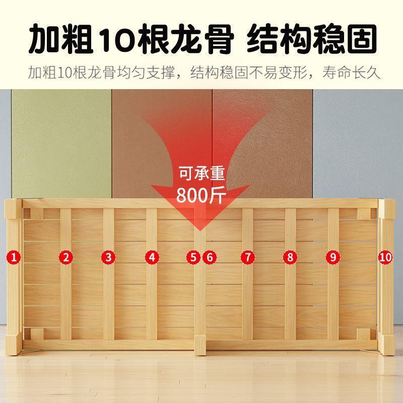 床实木装婴儿拼接折叠床免安带护栏无品牌/儿童床男孩女孩拼接儿