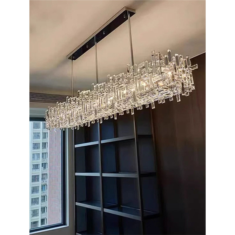现代轻奢水晶餐厅吊灯设计师款