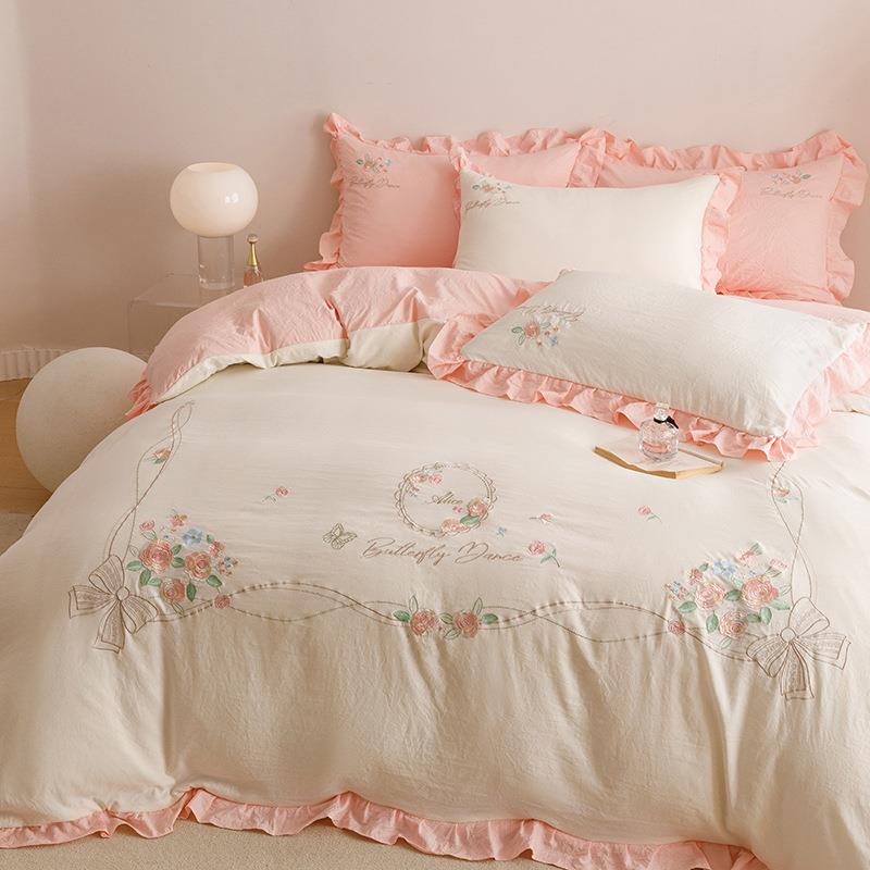 2025SB2ESm27新款糯小棉花边刺绣四2件套系列爱丽丝-1.套三件-