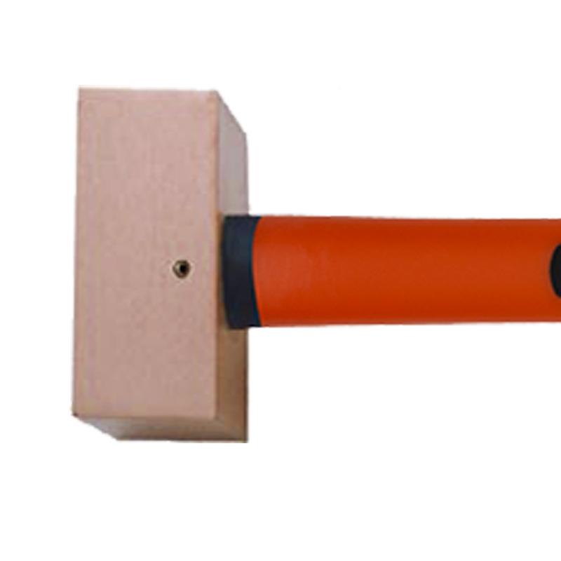 WCO2206AED供O维工厂直紫铜塑柄度方锤紫铜锤紫铜方锤塑柄榔头