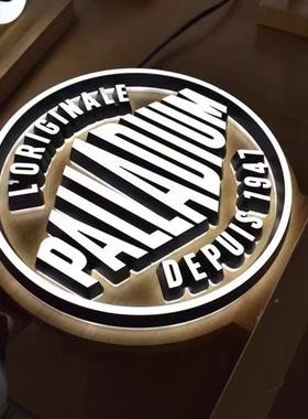 le通dPTP克广告牌亚力三面发光字招牌门头制作三面招体发光字定做