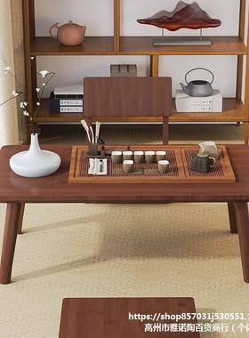 飘小炕桌窗子可折叠桌家用榻榻窗米非实木茶几床上学PDD60417习吃