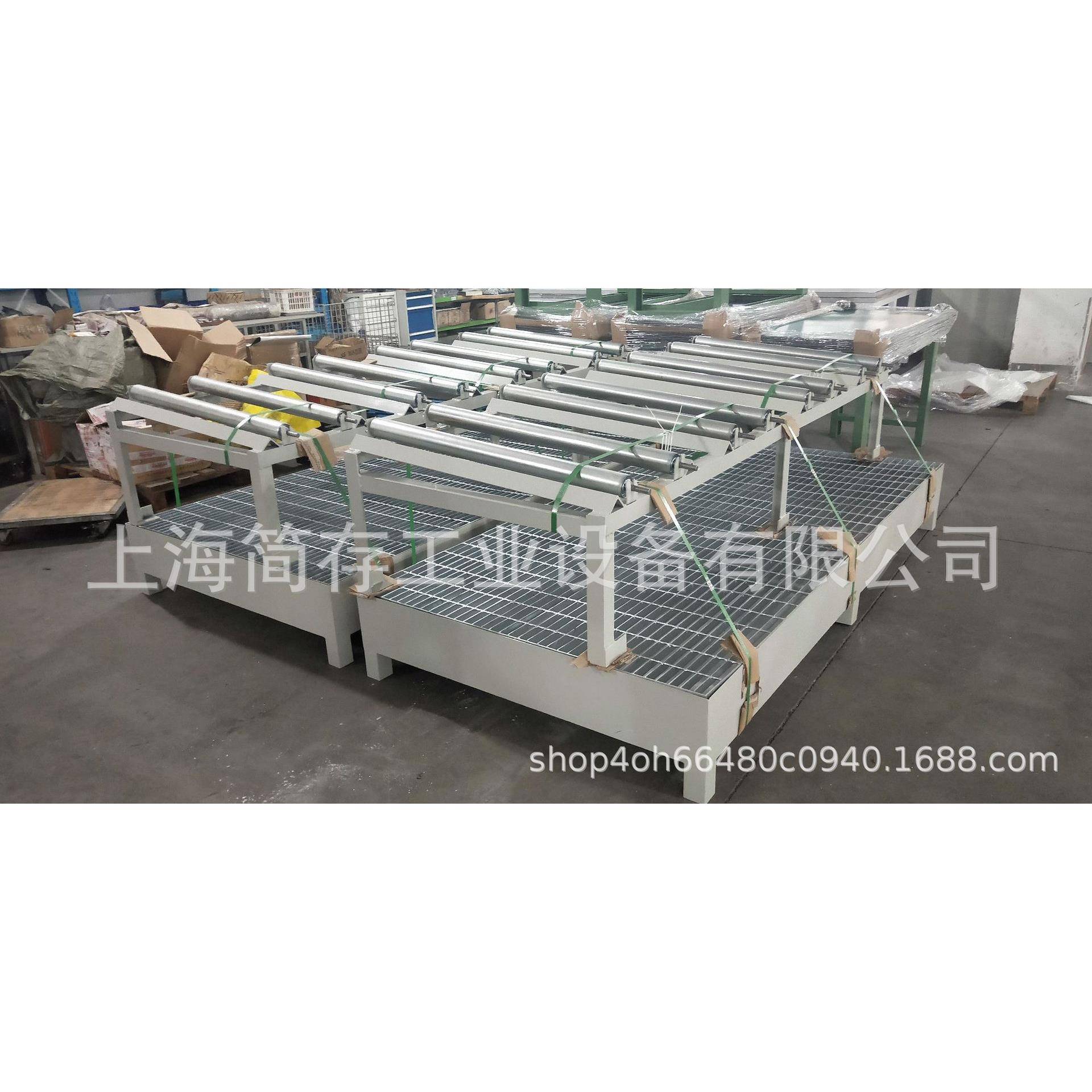 简存镀锌存格334栅油桶放支架接油盘油桶搬运车架堆垛架可上货架