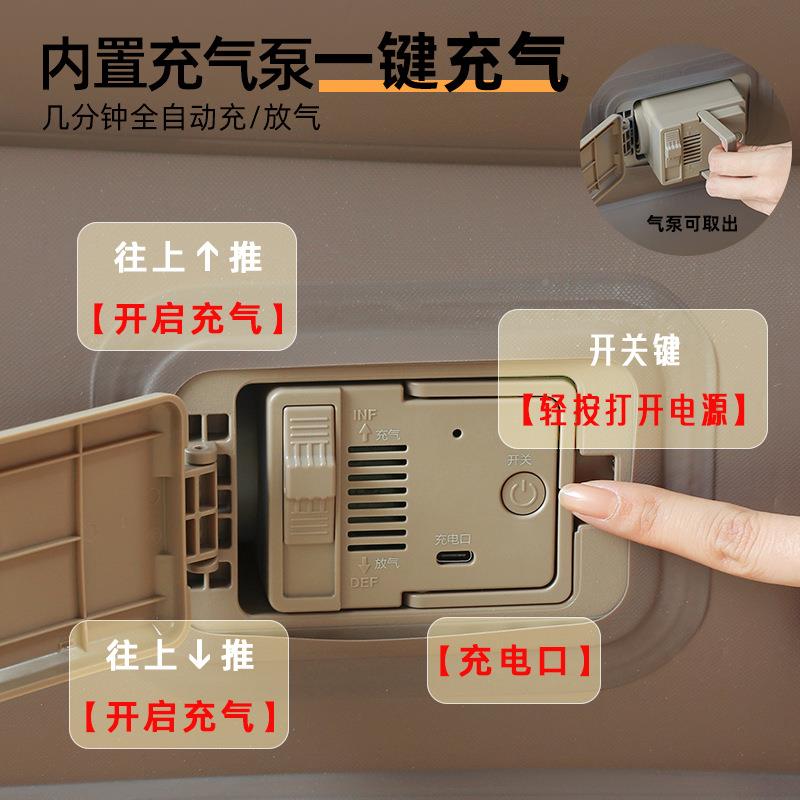 自人动充气床用打家地铺户外诘聪#893露营双叠便携加高单人气垫床